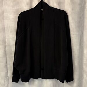 Lululemon Softstreme Drop Sleeve Wrap ~ 10 ~ Black